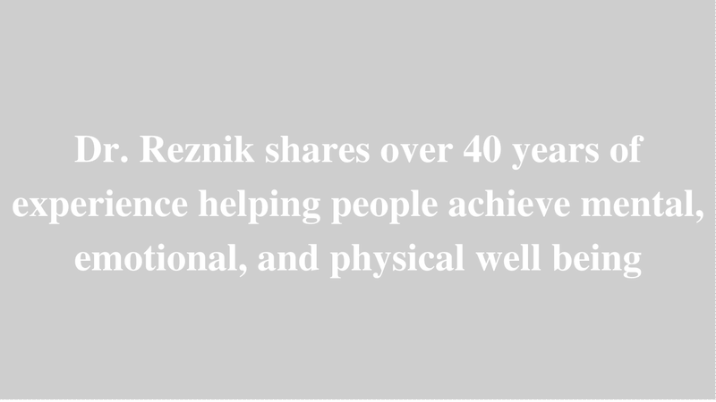 Dr. Peter Reznik, LCSW, PhD